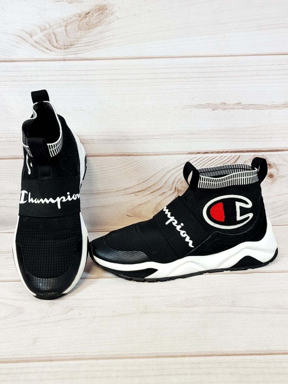 Champion Rally Pro Men’s Sneakers Black Size 10 Athletic Shoes CM100018M